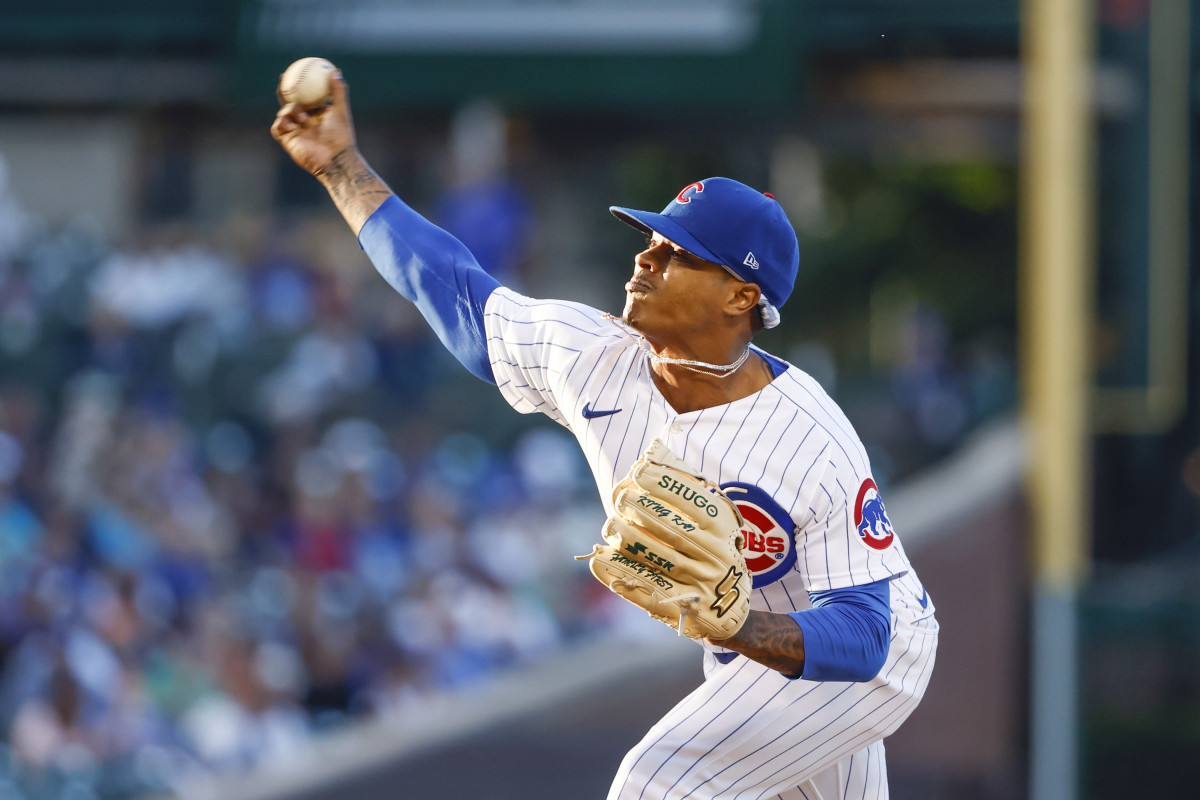 Chicago Cubs pitcher Marcus Stroman at Wrigley Field earlier this year. 